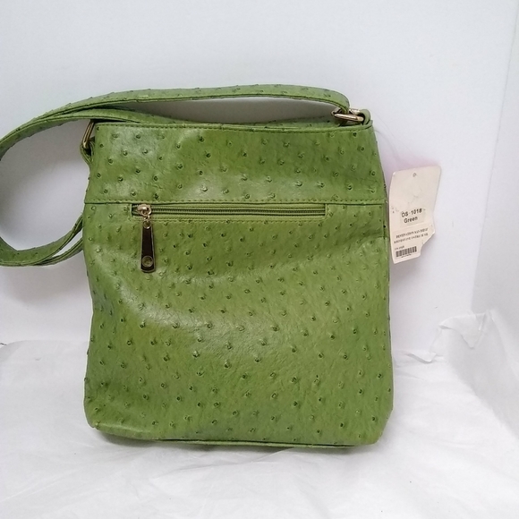 Angel Purse Hipster Shoulderbag Lime Green Rhinestones Crossbody Tassels - Picture 2 of 9